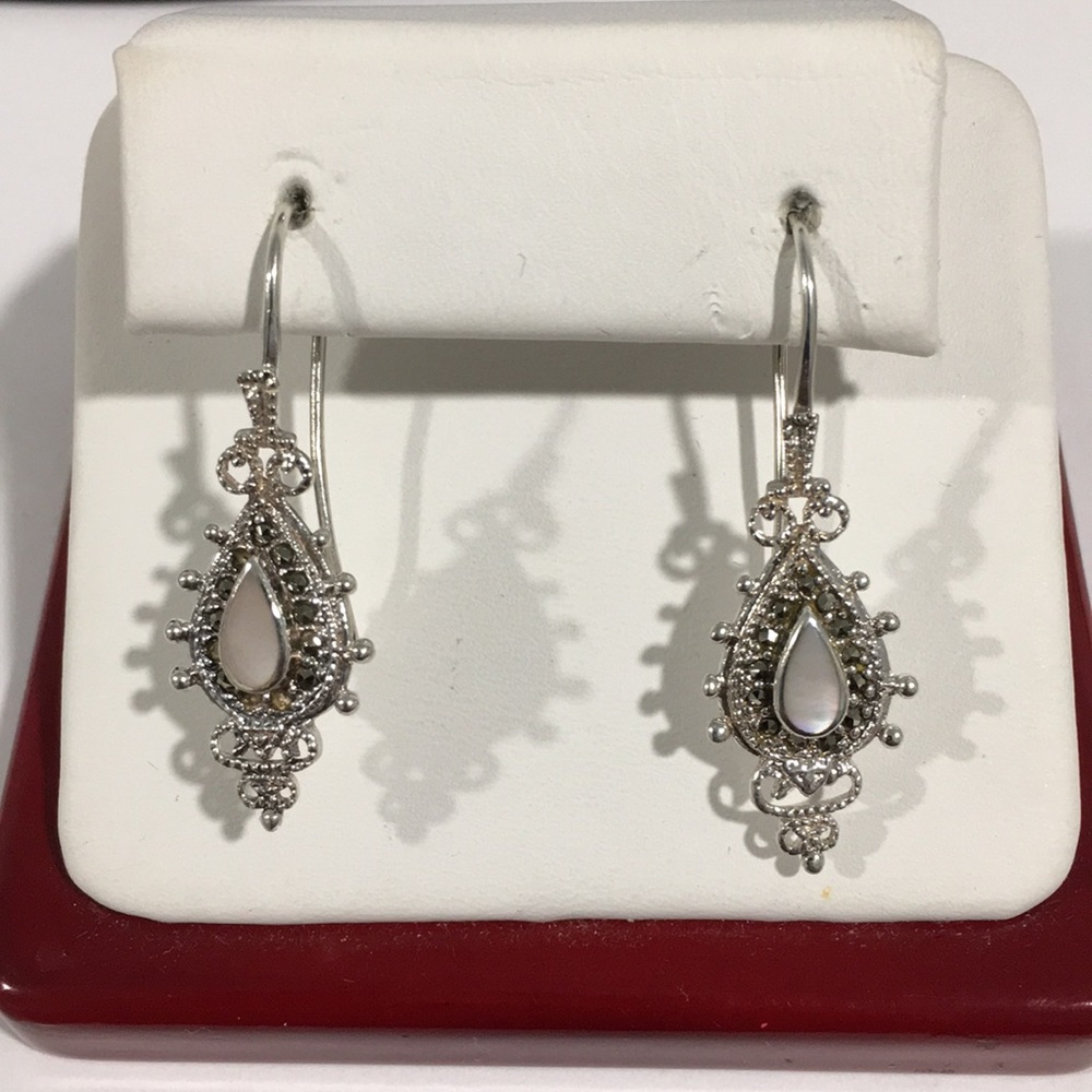 Vintage Sterling Silver Women's Dangling Earrings